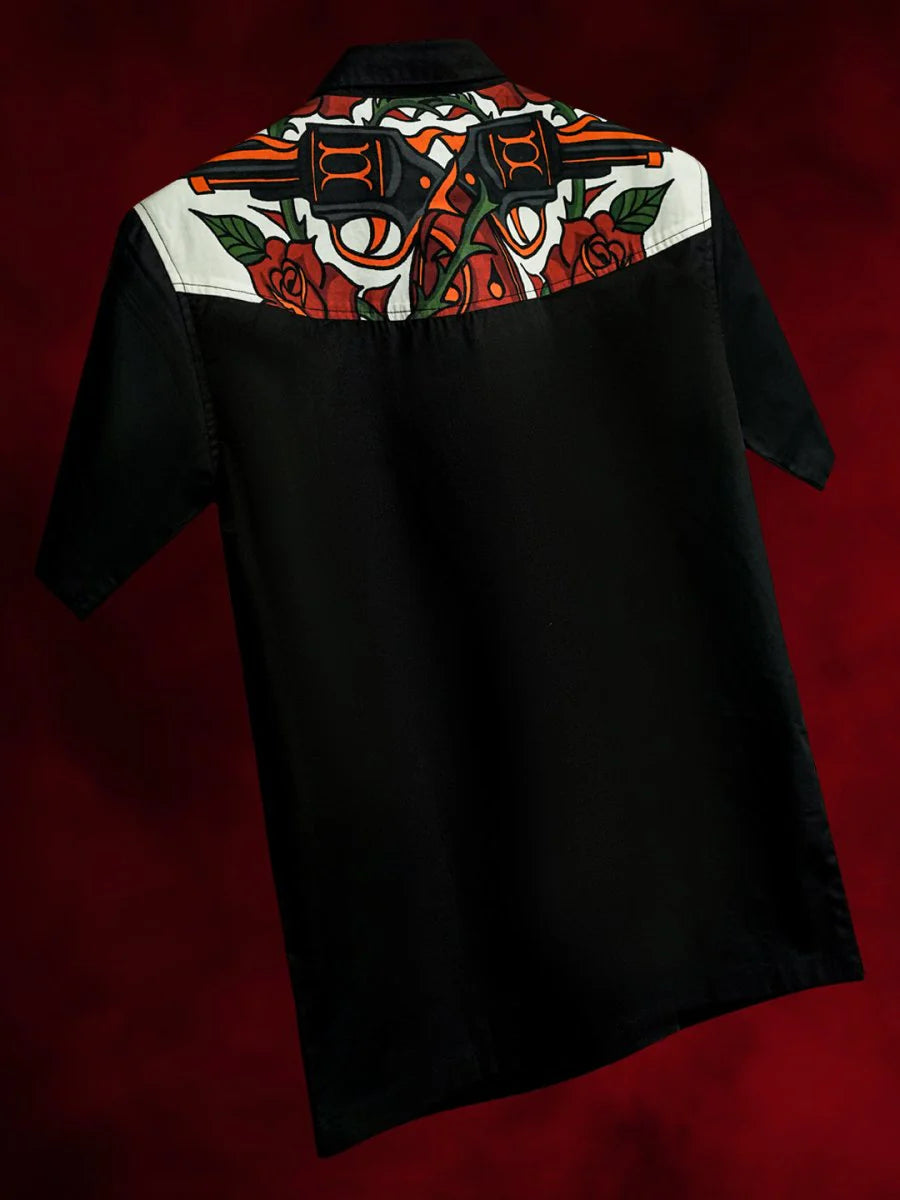 Roses Back-Print T-Shirt