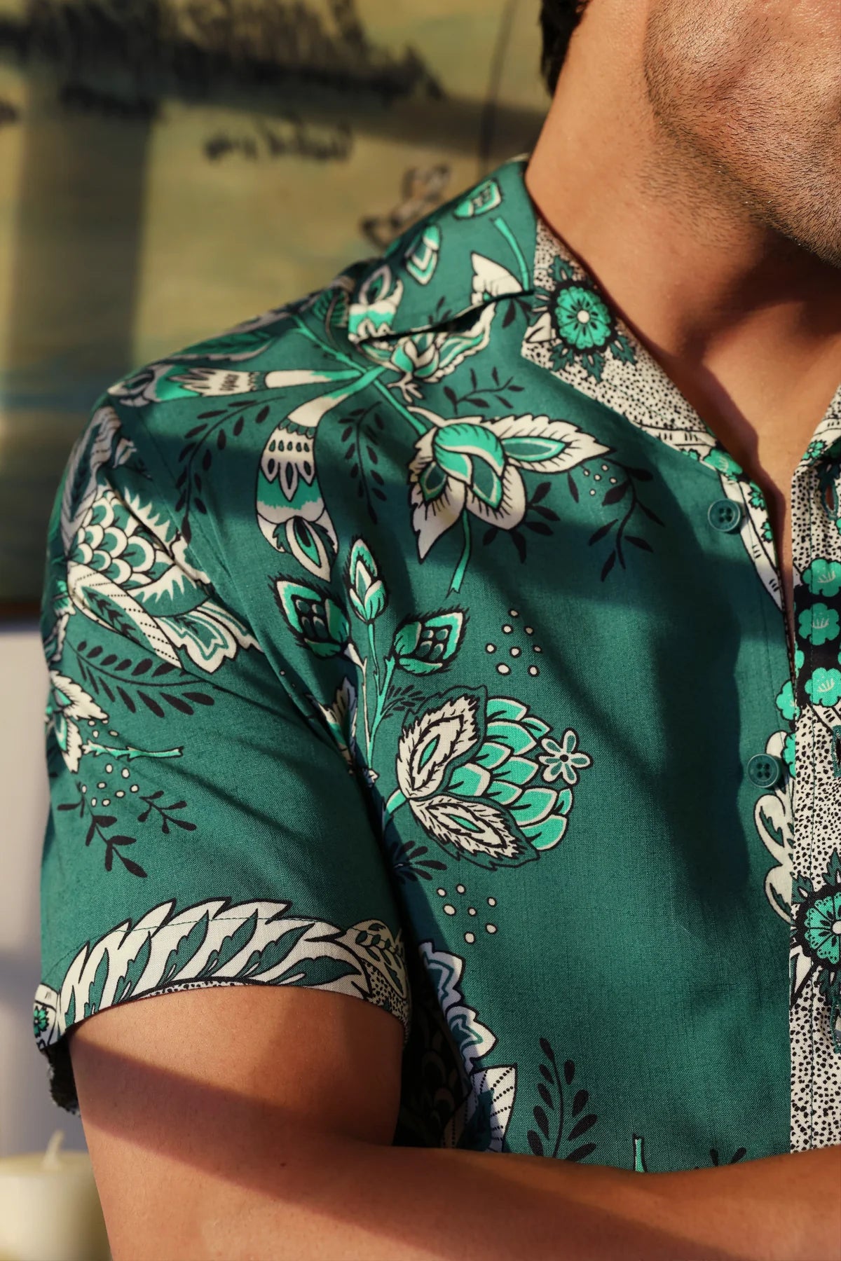 Casual Printed Half Sleeve Shirt