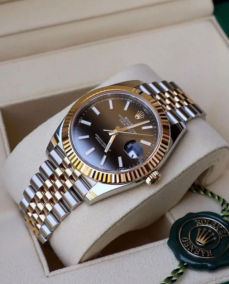 Trenzioo  Datejust Two-Tone Automatic Watch